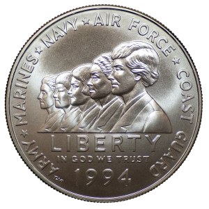 USA, 1 dollar, 1994, Women in Military Service for America (W)