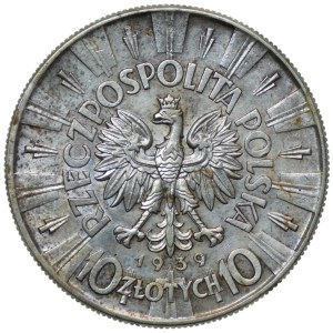 10 zlotych, 1939, Józef Piłsudski