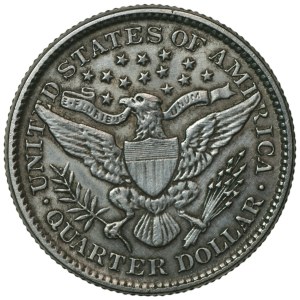 USA, 1/4 dollar, 1902