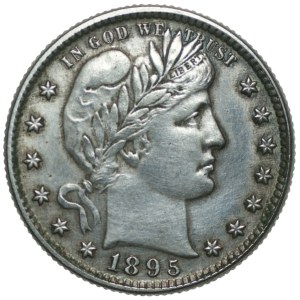 USA, 1/4 dolara 1895 (O), Nowy Orlean