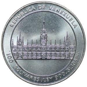 Venezuela, 100 bolivars, 1986