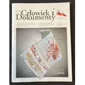 PWPW, „Der Mensch und die Dokumente“ Nr. 75 aus dem Jahr 2024, Testbanknote „Coral“
