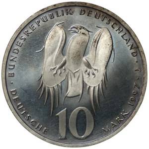 Germany, 10 marks, 1997, Philipp Melanchthon