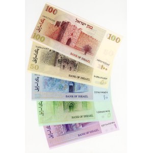 Israel, 1, 5, 10, 50, 100 shekels, 1978–1979, set of 5 banknotes