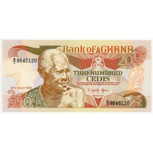 Ghana, 200 cedis, 1993