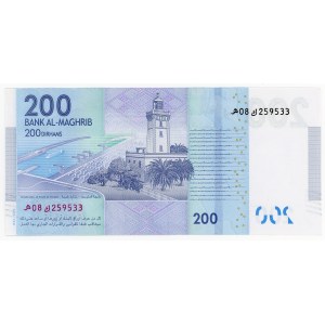 Morocco, 200 dirhams, 2013