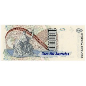 Argentina, 10.000 australes 1989-1991