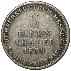 Niemcy, 1/6 talara 1839