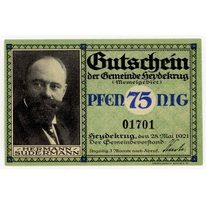 Szyłokarczma, Lithuania, 75 fenigs, 1921