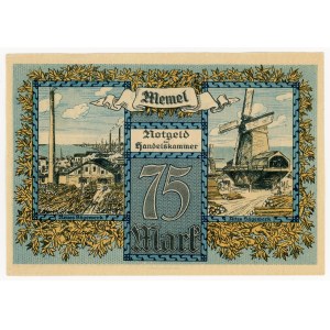 Klaipėda, Lithuania, 75 marks, 1922