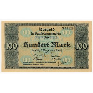 Klaipėda, Lithuania, 100 marks, 1922
