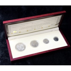 10, 20, 50, 100 złotych, Głowa Kobiety, replika, Ag 925
