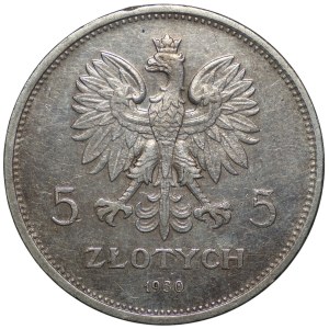 5 złotych 1930, Sztandar