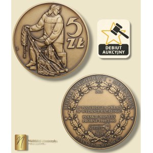 Médaille d'honneur, en remerciement pour sa contribution à la publication du catalogue, Janusz Parchimowicz, numéro 75
