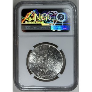 10 Złoty 1935, Józef Piłsudski, NGC AU 58