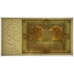 50 złotych, 1929, EB series, low serial number 0001742