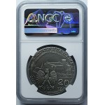 20 zlotych 2002, Malbork Castle, NGC MS 70 ANTIQUED