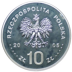 10 złotych 2005, August II Mocny