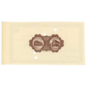 United Kingdom, £10 travel cheque, National Provincial Bank Limited, FACSIMILE