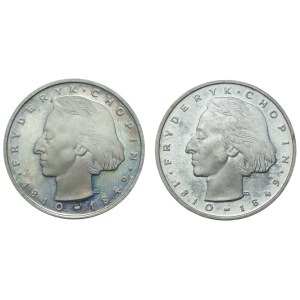 50 zloty 1974, Frederic Chopin, set of 2 pieces