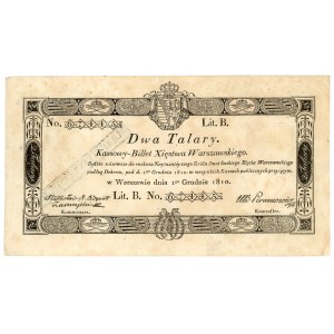 2 thalers 1810, Zamoyski, letter B, numbering 67445, ex. WCN
