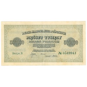 500.000 marek 1923, Serja X