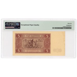 5 zlotys 1948, AC series, PMG 66 EPQ