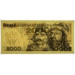 2,000 zloty 1982, BR series, PMG 64, autograph of bill designer