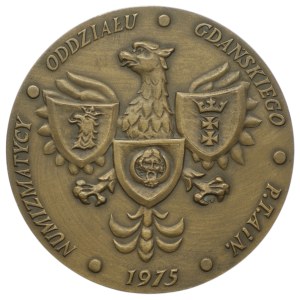 Medal, Stefan Zeromski, Numismatists of the Gdansk Branch of the PTAiN 1975