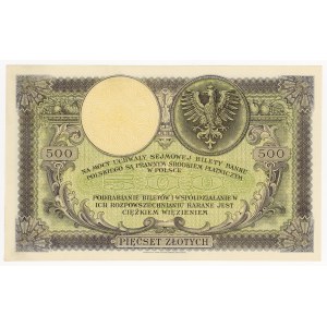 500 zlotých 1919, série S.A.