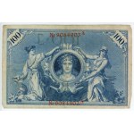 Germany, set of 5 banknotes, 100 marks 1908, red numbering