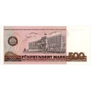 Germania, DDR, 500 marchi 1985, serie AB