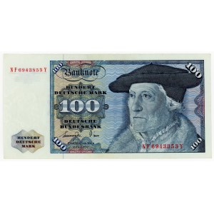 Germania, RFT, 100 marchi 1977, serie NF