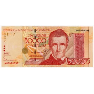 Venezuela, 50,000 bolivars 2005, series A