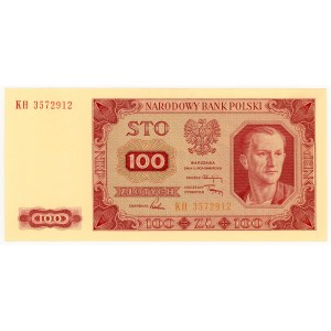 100 zloty 1948, série KH