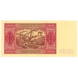 100 zloty 1948, série KH