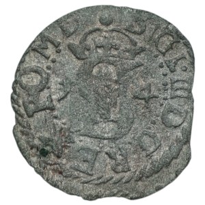 Sigismund III. Vasa, Vilnius 1614 Kleines Monogramm