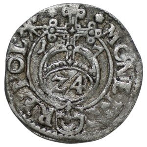Sigismondo III Vasa, mezzo binario 1617 ganci, raro