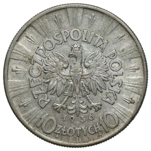 10 zlotých 1936, Józef Piłsudski