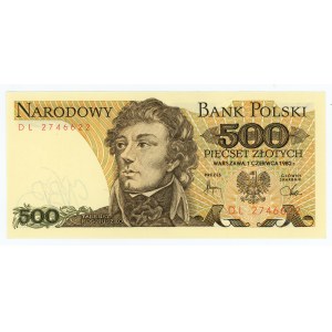 500 zlotych 1982, DL series