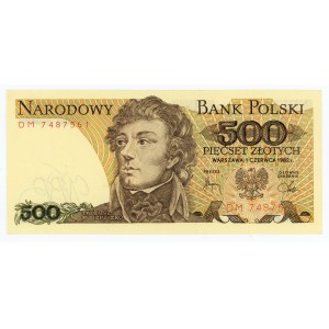 500 złotych 1982, seria DM