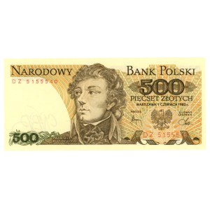 500 złotych 1982, seria DZ