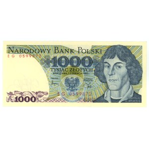 1,000 zloty 1982, series EG