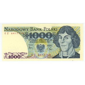 1,000 zloty 1982, series EZ