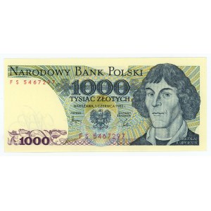 1.000 złotych 1982, seria FS