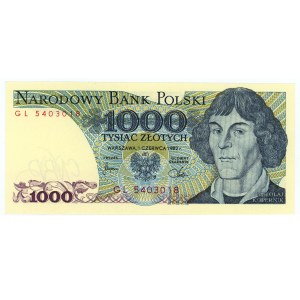 1.000 oro 1982, serie GL