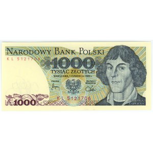 1.000 złotych 1982, seria KL