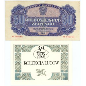 50 złotych 1944, obowiązkowym, seria AE, Kolekcja Lucow
