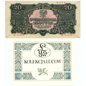 20 zlotych 1944, mandatory, aX series, MODEL from Lucow Collection, ILLUSTRATED IN CATALOGUE