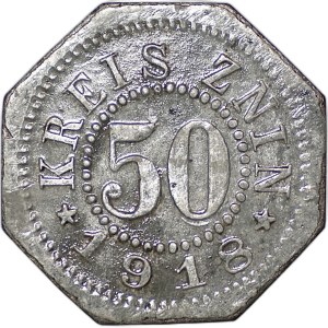 Żnin (Znin), 50 fenigs, 1918